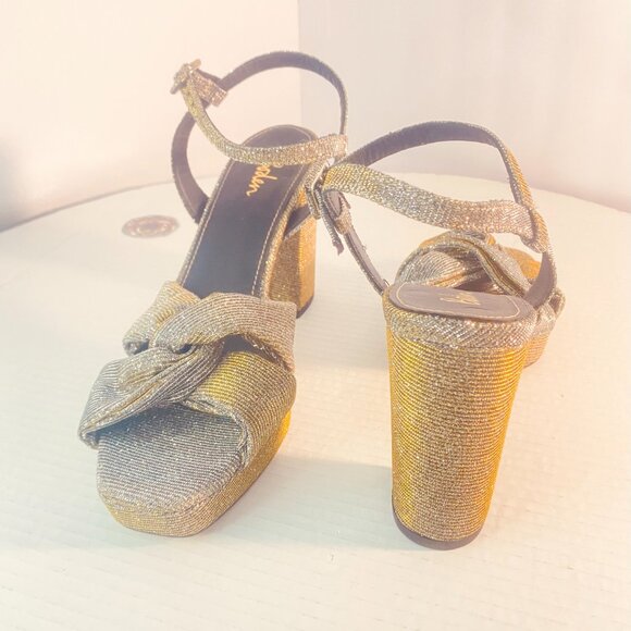 Glittery Boden Platform Sandals – Made in Spain – Size EU 41 / US Women’s 9.5–10 - Picture 14 of 17